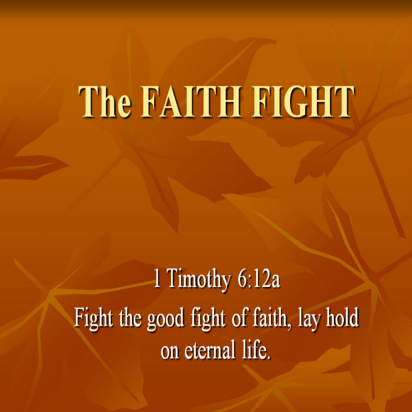 The Faith Fight Episode 19